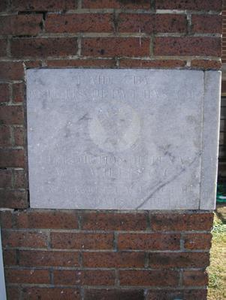 Photograph of Cornerstone of St. James Methodist Church