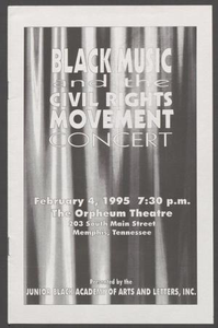 Program: Black Music and the Civil Rights Movement