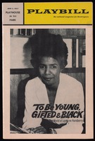Playbill, "To be Young, Gifted, and Black"