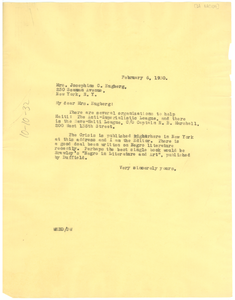 Letter from W. E. B. Du Bois to La Nacion