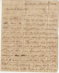 220. Edward Barnwell to Catherine Osborn Barnwell -- March 9, 1825