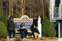 Prince Edward Head Start sign and staff, Prince Edward County, Va., 2001