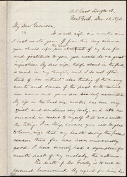 Letter to] My Dear Garrison [manuscript