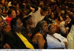 Dancers amidst audience