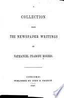 Thumbnail for A collection from the newspaper writings of Nathaniel Peabody Rogers