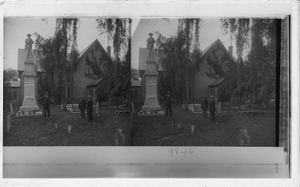 Civil War memorial tombstone. Active no. 9846 : stereo interpositive.