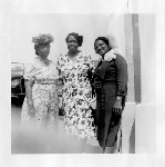 Florence Bryant (left) and two unidentified women