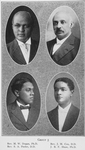 Group 5; Rev. M. W. Dogan, Ph.D.; Rev. J. M. Cox, D.D.; Rev. S. A. Peeler, D.D.; J. B. F. Shaw, Ph.D