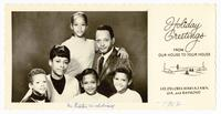 Keith Family Holiday Card With Photo, 1967