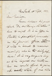 Letter to] Dear Garrison [manuscript