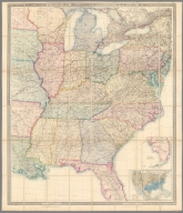 Stanford's map of the seat of war in America. London: Published by Edward Stanford, 6 Charing Cross, Oct. 1st. 1861. Stanford's map of the seat of war in America.