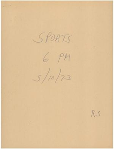 News Script: Sports