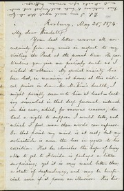 Letter to] My dear Wendell [manuscript