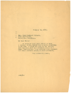 Letter from W. E. B. Du Bois to Fisk University