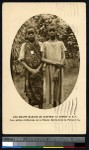 Two young female Christians, Gabon, ca.1900-1930