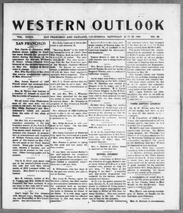 Western Outlook (San Francisco and Oakland, Calif.), Vol. 32, No. 36, Ed. 1 Saturday, May 15, 1926