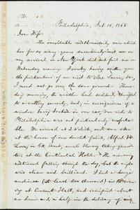 Letter from William Lloyd Garrison, Philadelphia, [Pa.], to Helen Eliza Garrison, Feb. 16, 1866