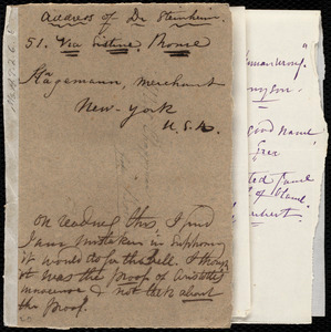 Notes regarding a newspaper article by Maria Weston Chapman