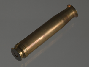 Shell casing from Normandy Beaches, D-Day 1944