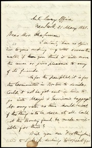 Letter to] Dear Mrs. Chapman [manuscript