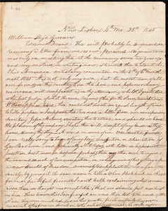 Letter from W. B. Trish, New Lisbon, to William Lloyd Garrison, 4th Mo. [April] 25th 1845