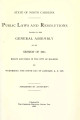 Public laws and resolutions passed by the General Assembly at its session of ...[1935] Laws, etc.; Public laws and resolutions passed by the General Assembly at its extra session of...