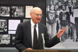 Speaker at a 50th anniversary of Brown vs. Board of Education Conference, April 8, 2004