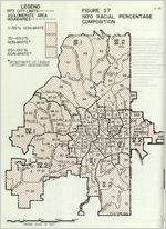 1970 Racial Percentage Composition atlpp0150 Educational facilities survey, Atlanta Public Schools, 1971-81