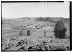 October 1974. GENERAL VIEW FROM SOUTHWEST HILLTOP OF TOWN - South Pass City, General View, South Pass City, Fremont County, WY