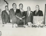 Francis Williams, Bob Eckhardt, Erma Leroy, Moses Leroy, and Henry Gonzales