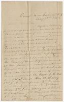 Letter to Hennie from Tom