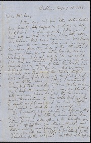 Letter to] Dear Mr. May [manuscript
