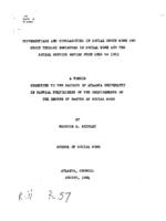 Differentials and similarities in social group work and group therapy reflected in social work and the social service review from 1956 to 1963, 1964