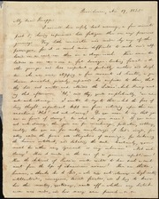 Letter to] My dear Knapp [manuscript