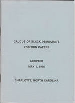 Box EO-3, Folder 1: Democrats, Black, 1976
