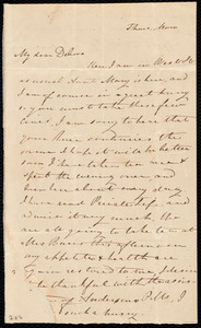 Letter from Sylvia Ann Ammidon, [West Street, Boston, Mass.], to Deborah Weston