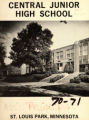 Central Junior High Yearbook 1971; Central Junior High School 1970-71