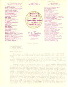 Letter from George B. Murphy, Jr. to W. E. B. Du Bois