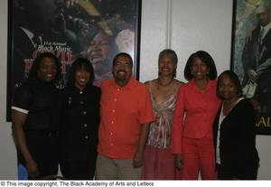 Curtis King standing with the guest authors