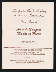 Program: Awards Banquet Medal of Merit