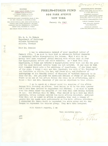 Letter from Phelps-Stokes Fund to W. E. B. Du Bois