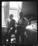 [Joe Harris and Kid West in hotel room, Shreveport, Louisiana]