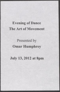 Thumbnail for Program: Evening of Dance - The Art of Movement