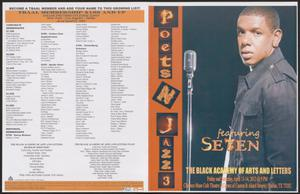 Program: Poets n' Jazz 3 Featuring Seven