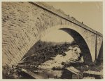 Perspective view of Union Arch, Washington Aqueduct, built by Gen. M.C. Meigs. Span of 220 feet