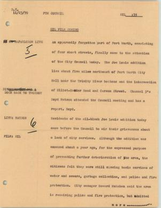 News Script: Joe Louis addition complaints