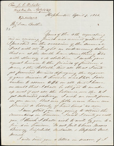Letter from John Calvin Webster, Hopkington, [Massachusetts], to Amos Augustus Phelps, 1843 April 7th