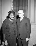 Mahalia Jackson with Gordon Hahn, Los Angeles, 1962