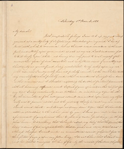 Thumbnail for Letter from Augustus William Hanson to William Lloyd Garrison, 1838 November 3rd