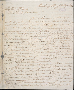 Thumbnail for Letter from John Murray, Bowling Bay, [Scotland], to William Lloyd Garrison, 1 Aug[ust] 1840